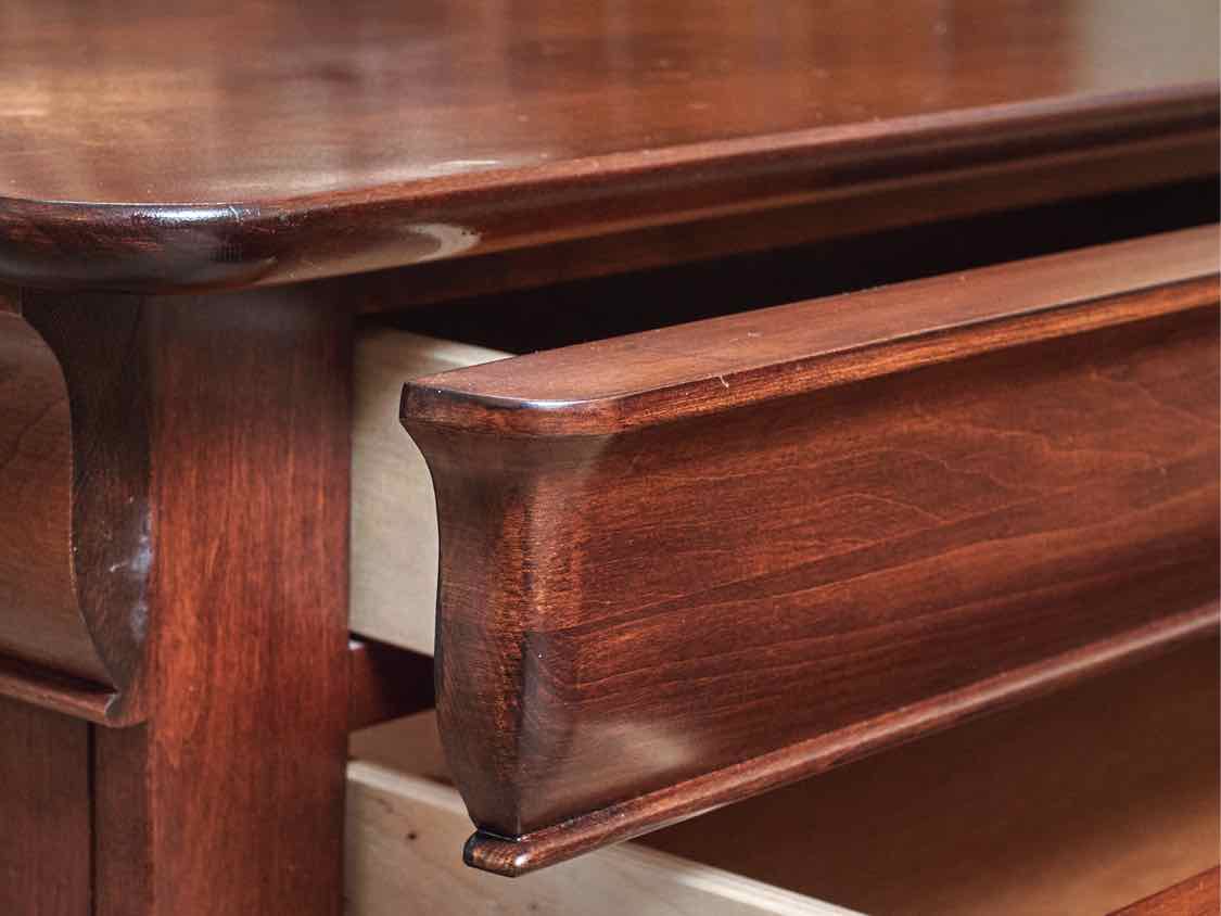 Nichols & Stone Cherry  Louis Phillip Style 4 Drawer Nightstand