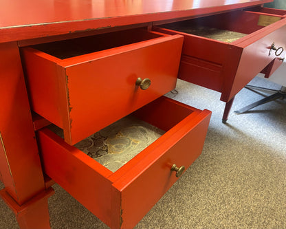 Ballard Designs Casa Florentina Bouclier Desk in Red