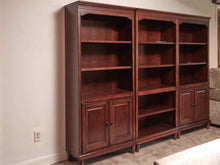 Cherry 2 Shelf Bookcase with 2 Doors