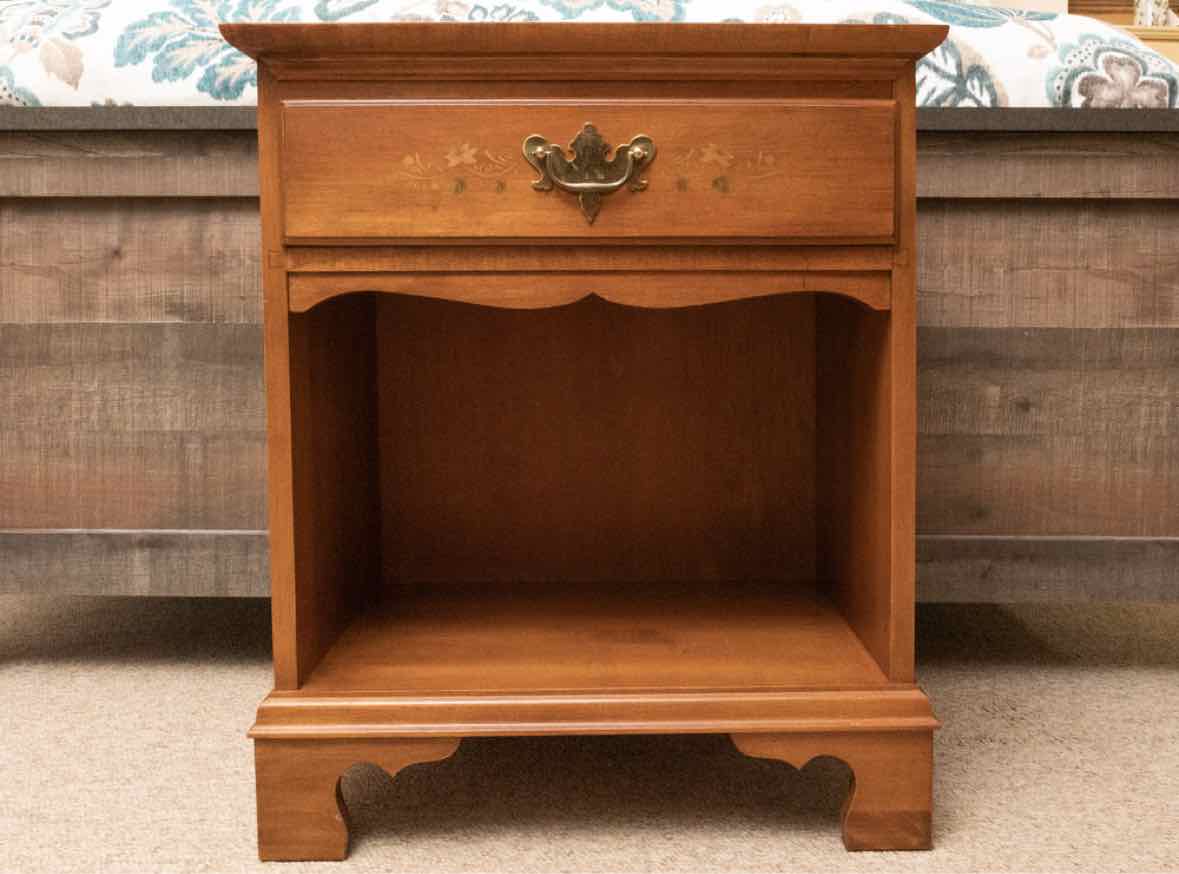 Hitchcock Maple 1 Drawer  Nightstand
