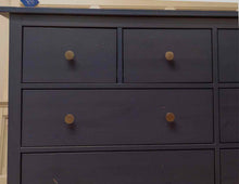 'Stormy Ocean Blue" Finish 8 Drawer Dresser