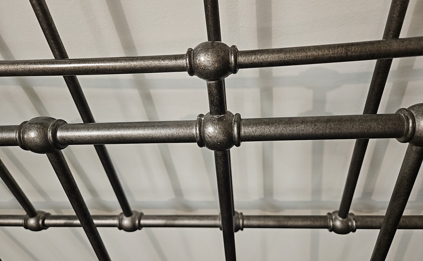 Ethan Allen 'Danby' Powder-Coated Iron King Bed