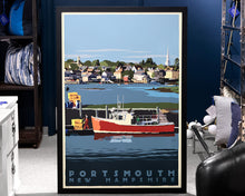 Alan Claude Portsmouth Framed Coastal Scene