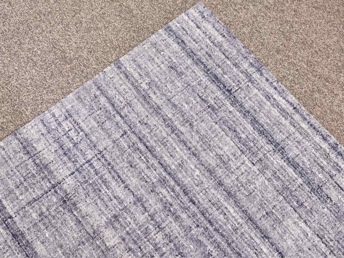 Annie Selke Wool Area Rug in Blue & Grey