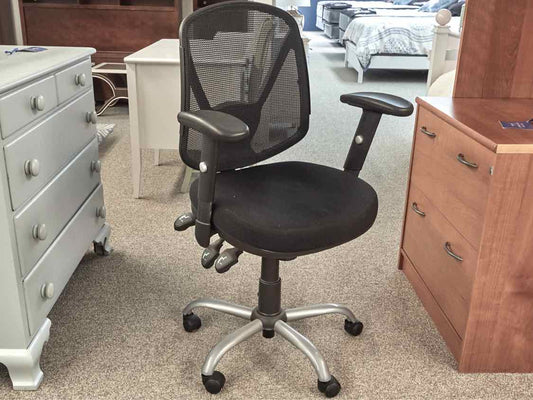 Adjustable Black Mesh Office Chair
