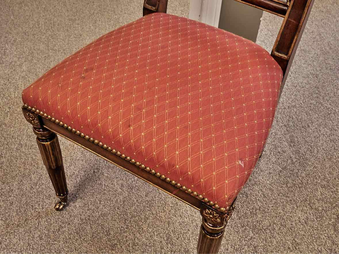 Hickory & White Regency Style Mahogany Dining Table (w/Pads) & Set of 12 Chairs