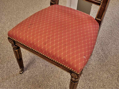 Hickory & White Regency Style Mahogany Dining Table (w/Pads) & Set of 12 Chairs