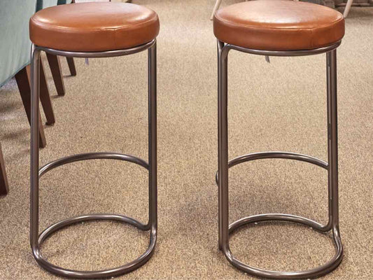 Pair of West Elm 'Cora' Counter Stools
