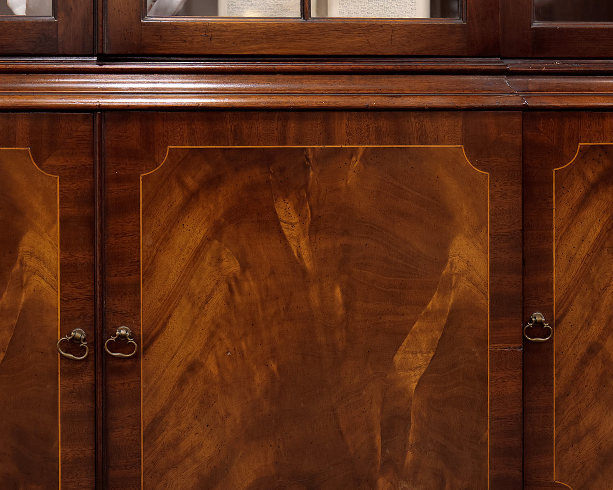 Mahogany Breakfront Cabinet