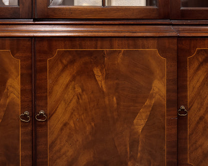 Mahogany Breakfront Cabinet