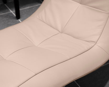 Roche Bobois Calibri Leather Chaise Lounge