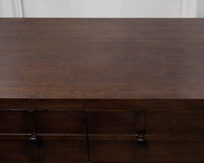 Crate & Barrel 6-Drawer Mahogany Dresser