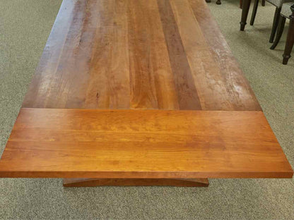 Stickley Cherry Dining Table W/ Breadboard Extensions