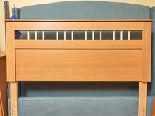 Maple Full Headboard with Silver Accents