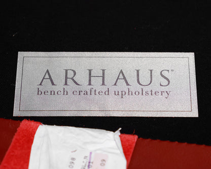 Custom Arhaus Red Leather Sectional