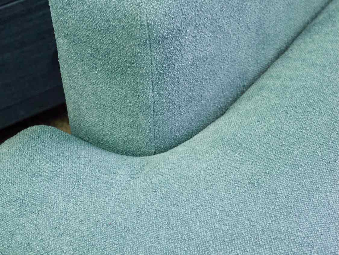 Robin's Egg Blue Upholstered Lounge Chair