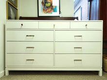 Gat Creek "Tidewater" 9 Drawer Maple Dresser in Classic Snowdrift Finish