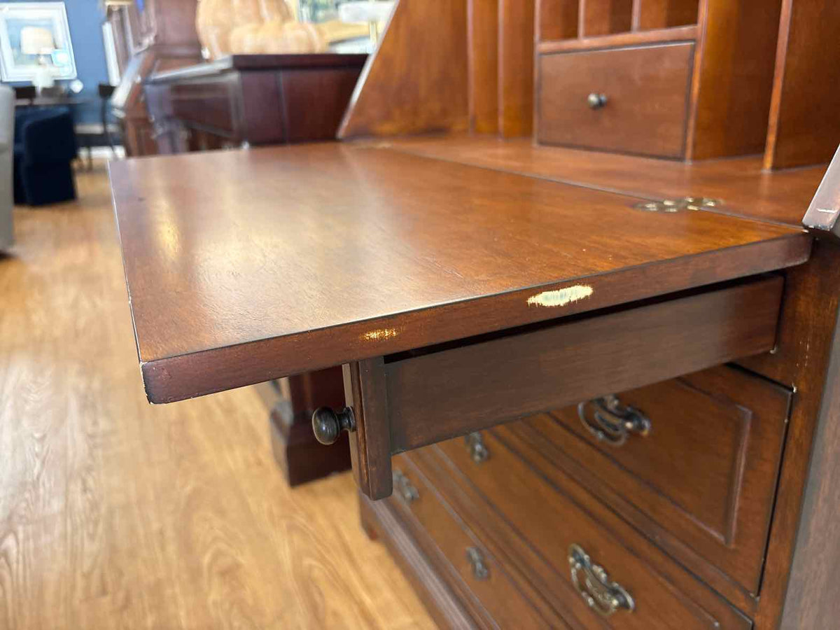 Cherry Drop Front Secretary Desk