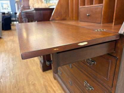 Cherry Drop Front Secretary Desk