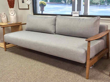 Crate & Barrel Una 84" Sleeper in Grey