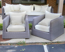 Janus et Cie 'Zeya' Gray Woven Wicker Outdoor Set