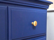 Custom Finish 'Encore Blue' 5 Drawer Dresser
