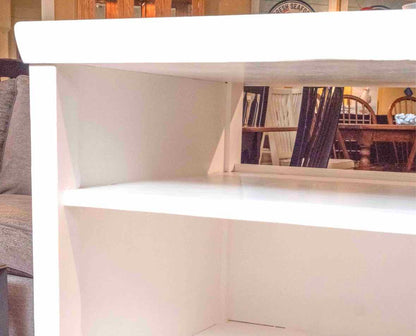 White Finish Kitchen Storage on Casters
