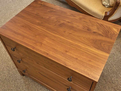 Gat Creek 'Gerard' 3 Drawer Walnut Nightstand