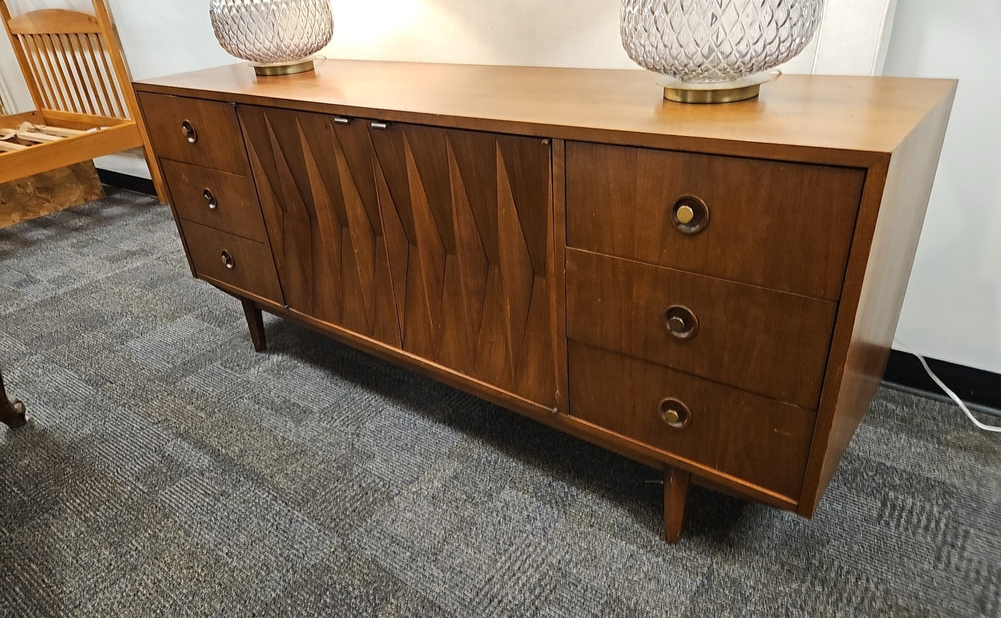 American Of Martinsville MCM 9-Drawer Dresser