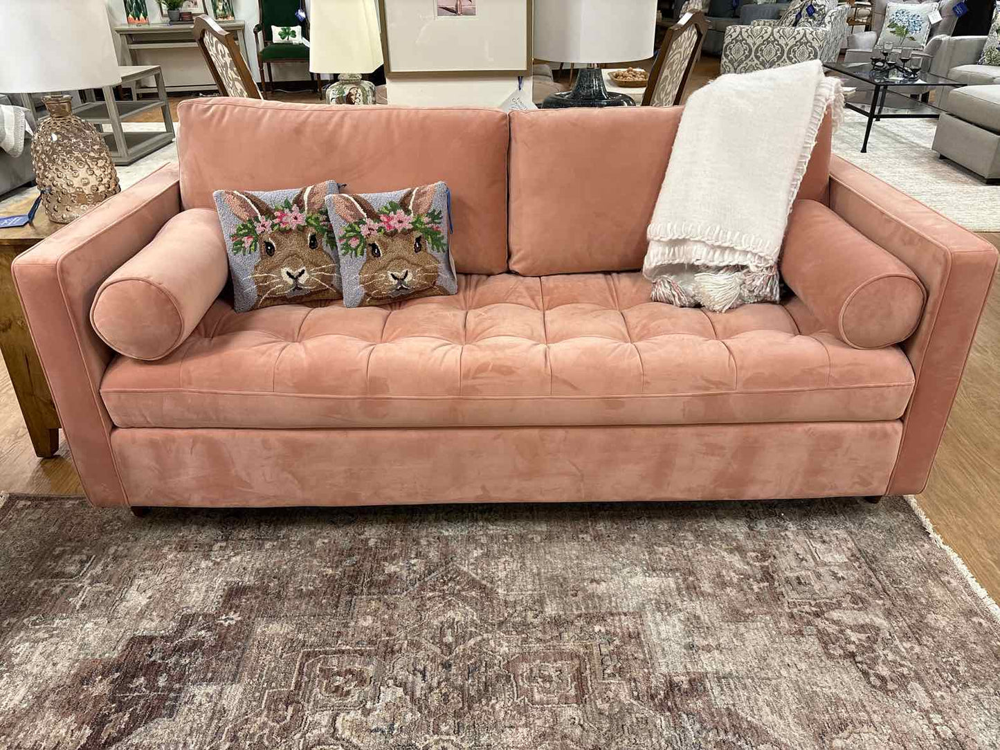 Joybird 'Briar' Queen Sleeper Sofa w/ Bolster Pillows