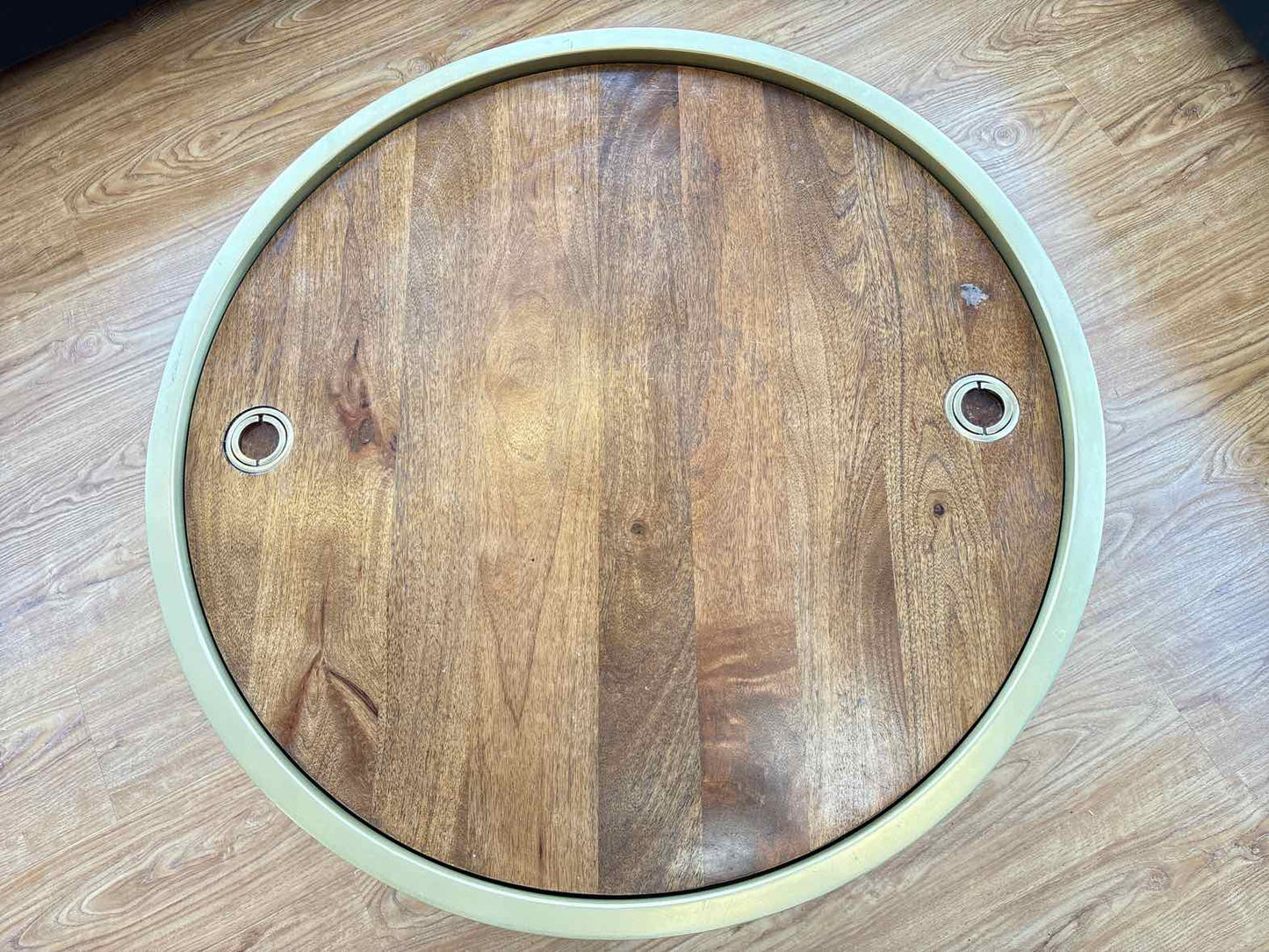 West Elm Drum Storage Cocktail Table