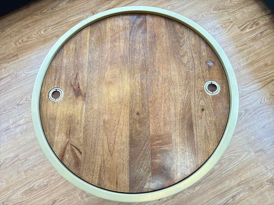 West Elm Drum Storage Cocktail Table