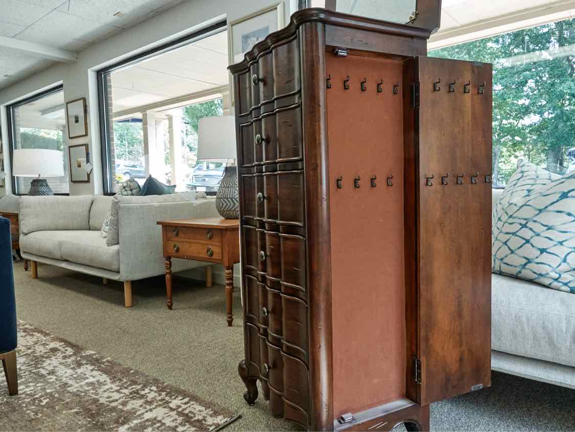 Hooker Furniture Jewelry Chest in Dark Cherry Finish