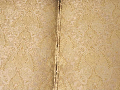 "Conover" 2 Cushion  Sofa with Gold & Ivory Paisley Design  Upholstery