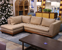A. Rudin  'Jerry Pair' NO. 2657  2-Piece Sectional in Gold Heather Linen Weave
