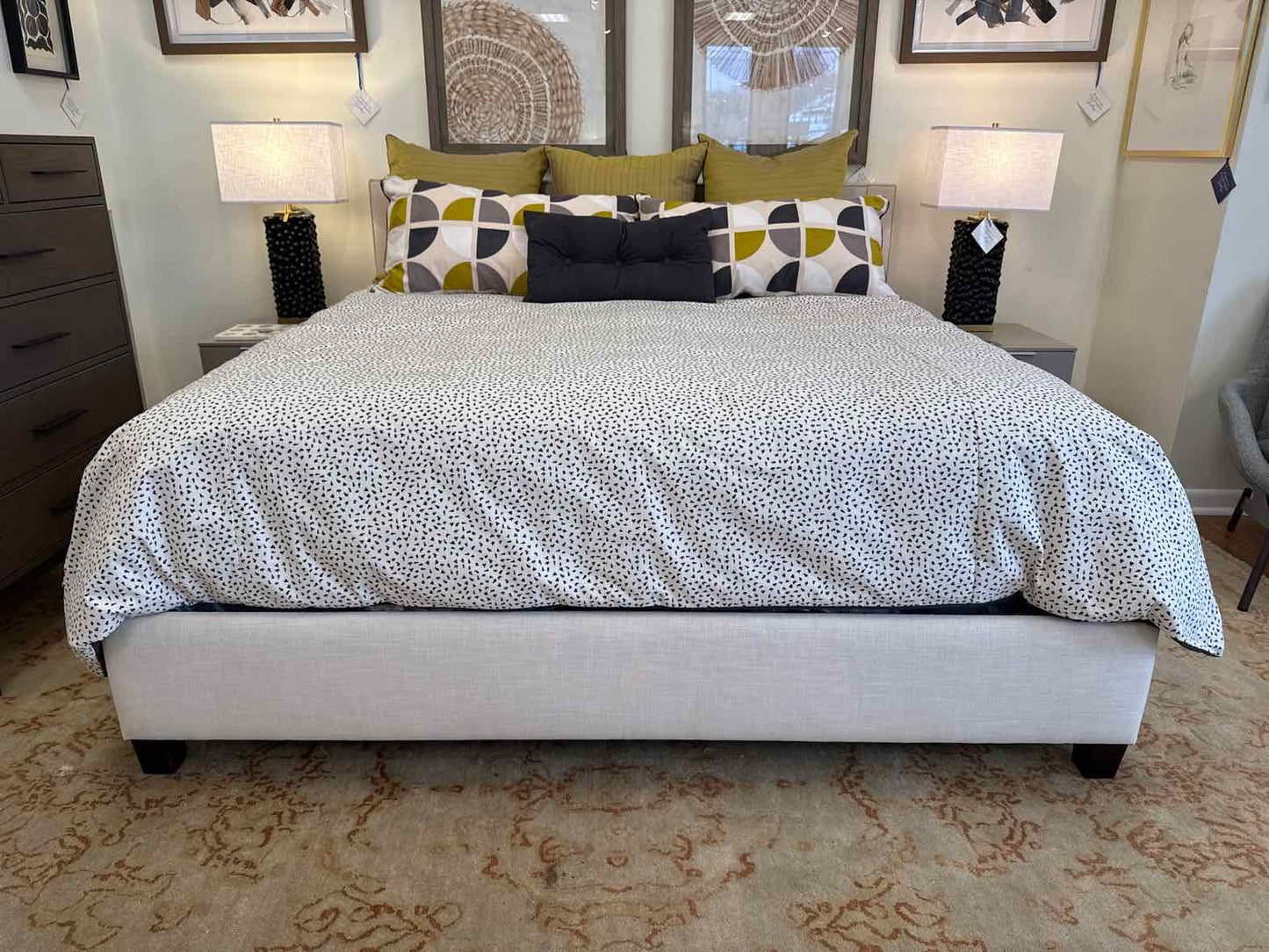 Lee Upholstered King Bed
