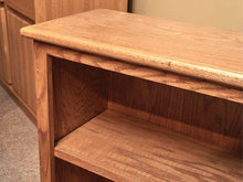 Circle Furniture Oak 1 Shelf  Bookcase