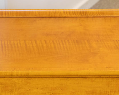 Eldred Wheeler Tiger Maple Tea Table