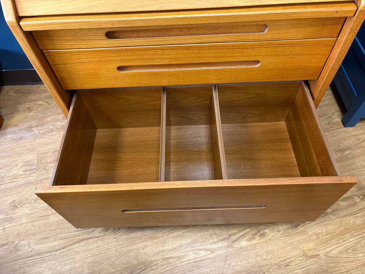 Sun Cabinet Company Roll Top Secretary Desk