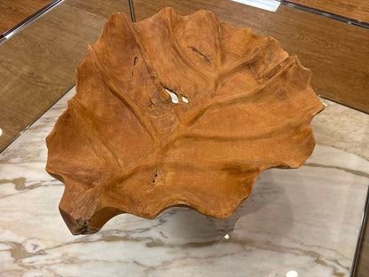 Decorative Carved Leaf Tray