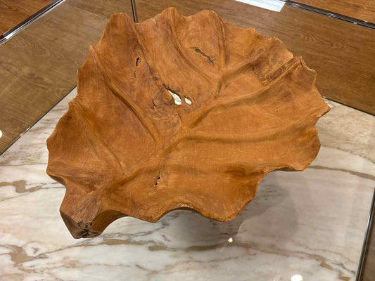 Decorative Carved Leaf Tray