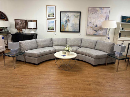 MG+BW 'Carson' 3-Piece Curved Sectional