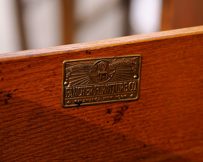 Inlaid Regency Style Mahogany Breakfront