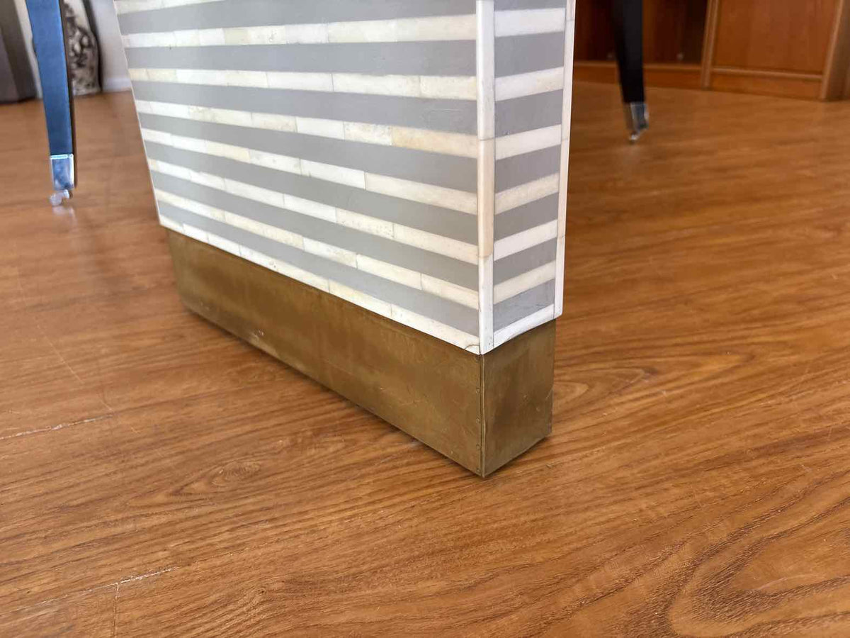 Anthropologie Waterfall Inlay Console Table