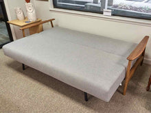 Crate & Barrel Una 84" Sleeper in Grey