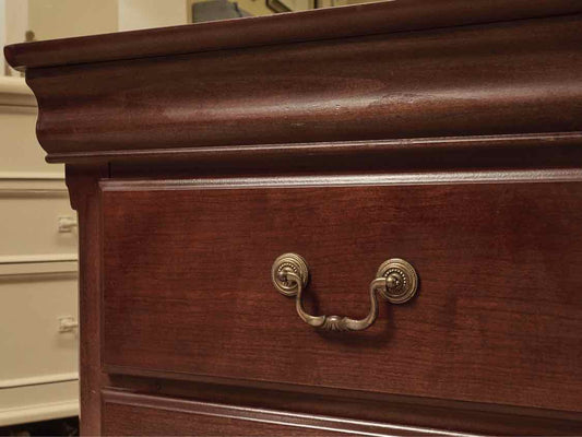 Cherry 2 Drawer Nightstand