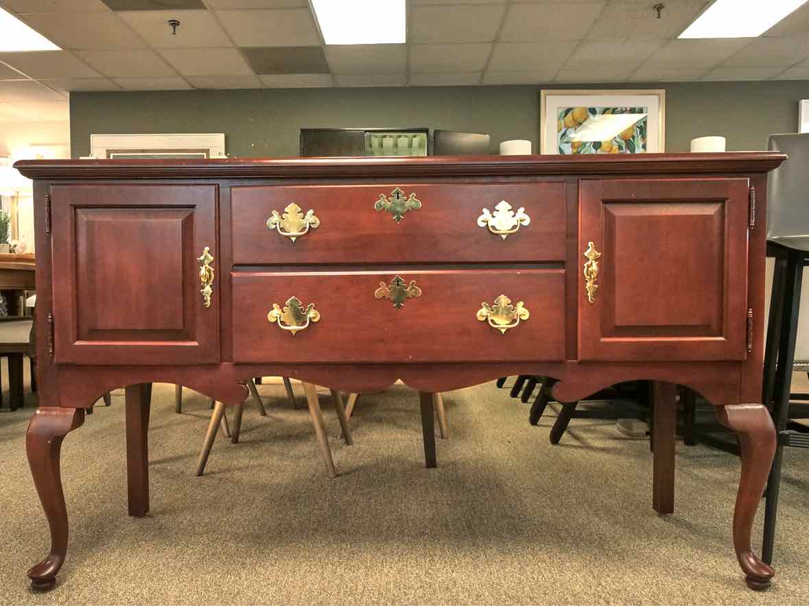 Hitchcock Server in Cherry with 2 Drawers & 3 Drawers