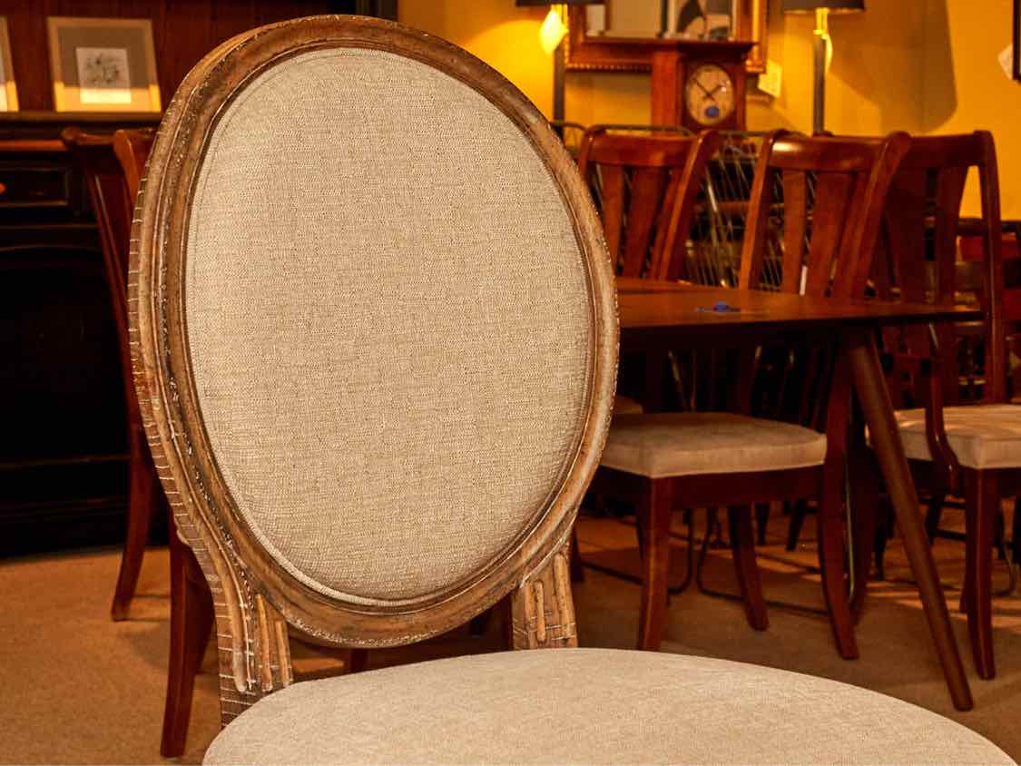 Rustic Driftwood Finish High Top Table &  6 Chair Set