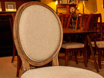 Rustic Driftwood Finish High Top Table &  6 Chair Set
