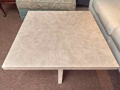 East At Main White Washed Criss Crossed Legs Cocktail Table